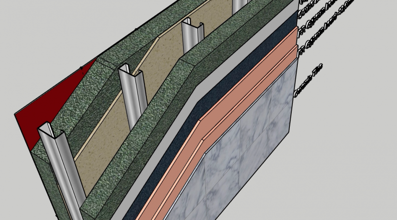 Modular Container Simple Wall Cross-Section | Belgium Project