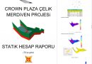 APC Yapı A.Ş. Firması Crown Plaza Çelik Merdiven Projesi