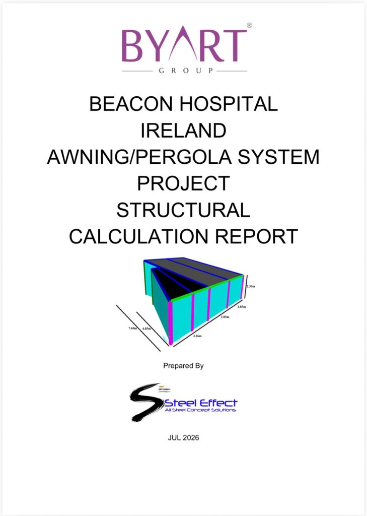 Byart Gold Pergole Tente Projesi Beacon Hospital Dublin İrlanda_2