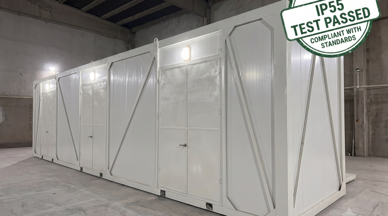 IP55 Sertifikalı Monoblok (Monte) Ekipman Konteyneri İhracatı Tip-3(Gürcistan Projesi)